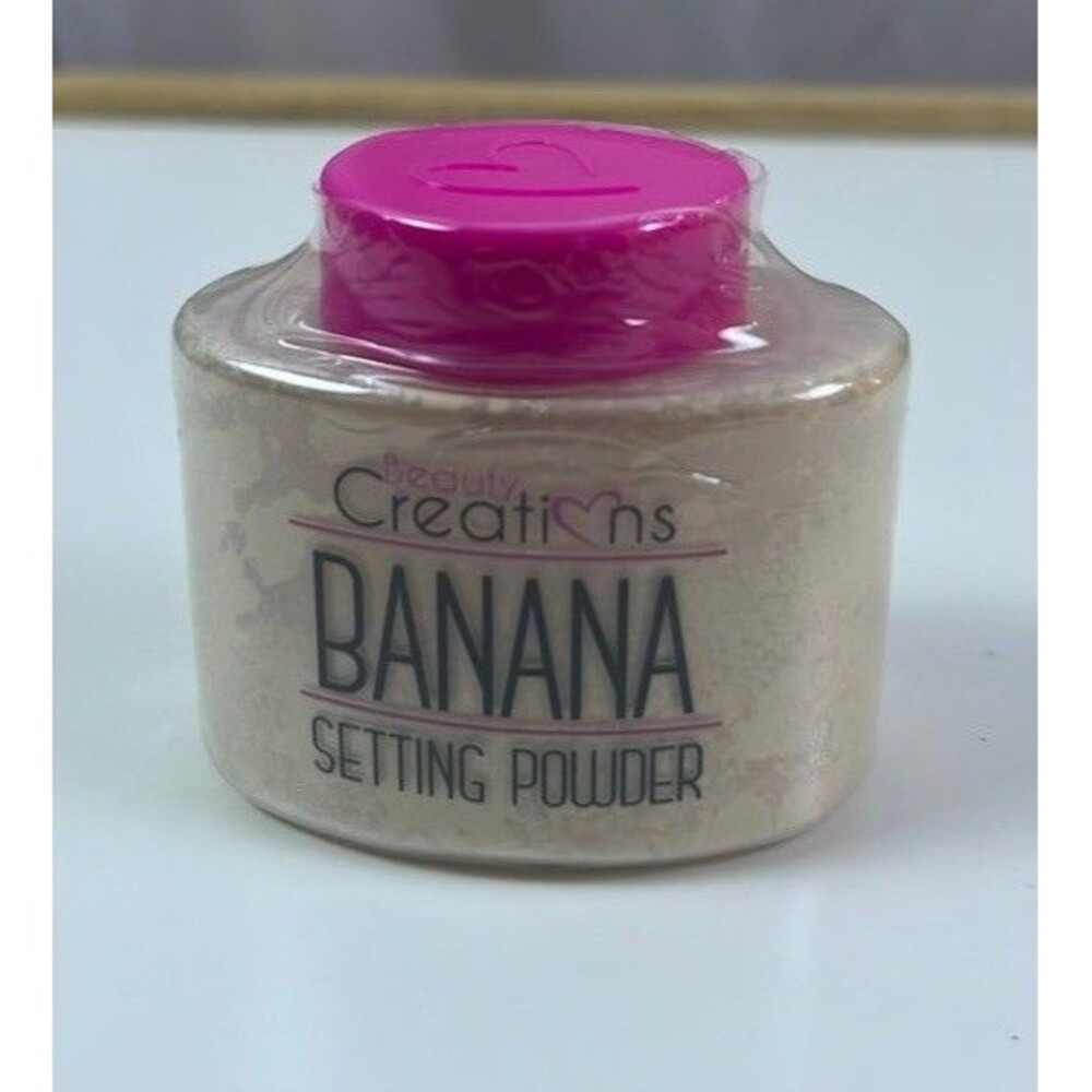 Beauty Creations Banana Setting Powder 0.88 Oz Item #BSP01 Talc Mica Silica